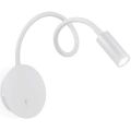 Ideal Lux - LED Flexibilná lampička FOCUS LED/3,5W/230V CRI 90 biela